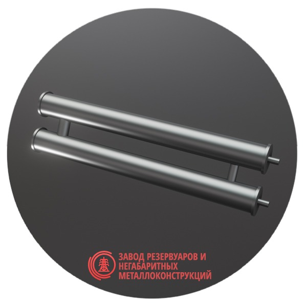 Регистры отопления двухрядные РСП-2x108x3.0-1000 мм