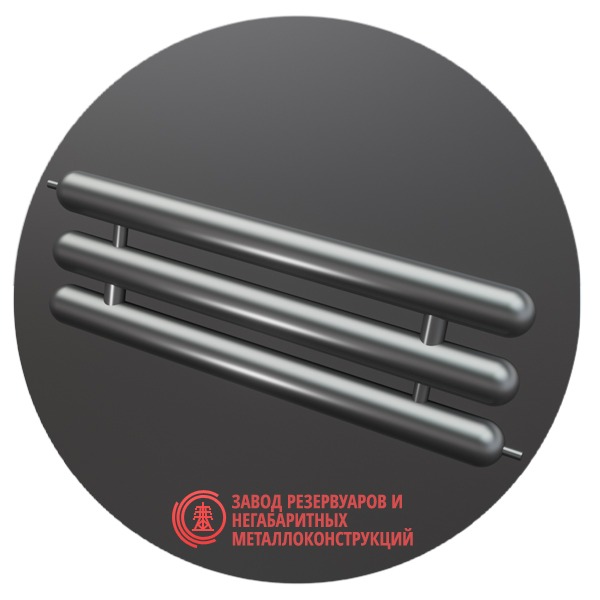 Регистры отопления трехрядные РСЭ-3x219x5.0-6000 мм