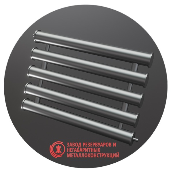 Регистры отопления пятирядные РСП-5x108x3.0-11000 мм