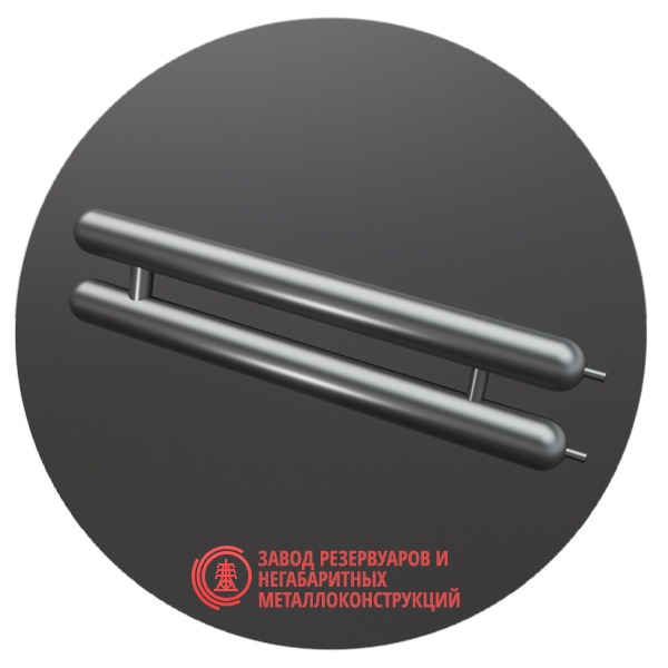 Регистры отопления двухрядные РСЭ-2x42x2.0-7000 мм